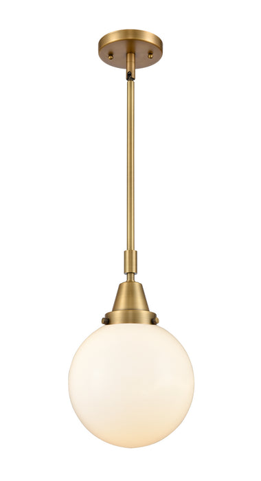 Innovations - 447-1S-BB-G201-8 - One Light Mini Pendant - Caden - Brushed Brass