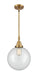 Innovations - 447-1S-BB-G202-10-LED - LED Mini Pendant - Caden - Brushed Brass