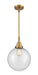 Innovations - 447-1S-BB-G204-10-LED - LED Mini Pendant - Caden - Brushed Brass
