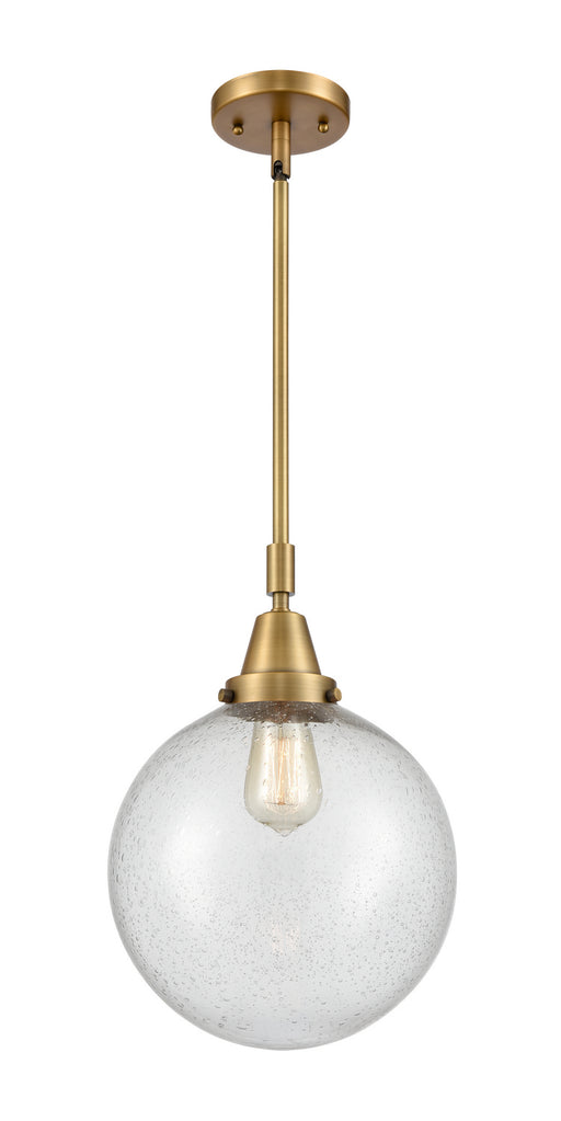 Innovations - 447-1S-BB-G204-10-LED - LED Mini Pendant - Caden - Brushed Brass
