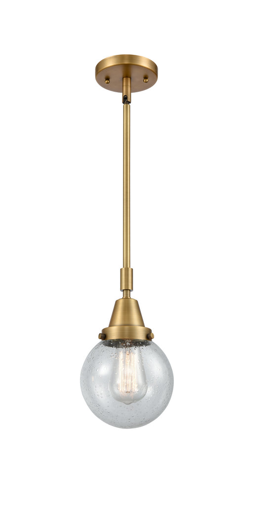Innovations - 447-1S-BB-G204-6-LED - LED Mini Pendant - Caden - Brushed Brass