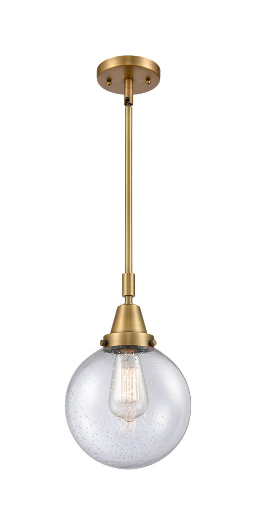 Innovations - 447-1S-BB-G204-8 - One Light Mini Pendant - Caden - Brushed Brass