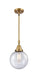 Innovations - 447-1S-BB-G204-8-LED - LED Mini Pendant - Caden - Brushed Brass