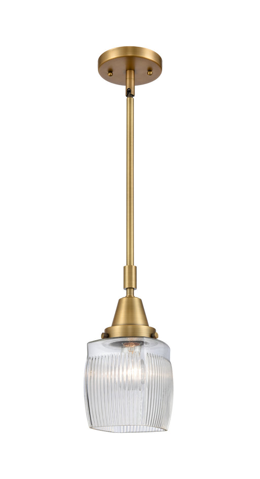 Innovations - 447-1S-BB-G302-LED - LED Mini Pendant - Caden - Brushed Brass