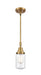 Innovations - 447-1S-BB-G312 - One Light Mini Pendant - Caden - Brushed Brass