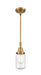 Innovations - 447-1S-BB-G314 - One Light Mini Pendant - Caden - Brushed Brass