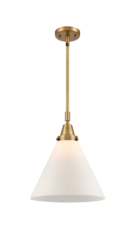 Innovations - 447-1S-BB-G41-L-LED - LED Mini Pendant - Caden - Brushed Brass