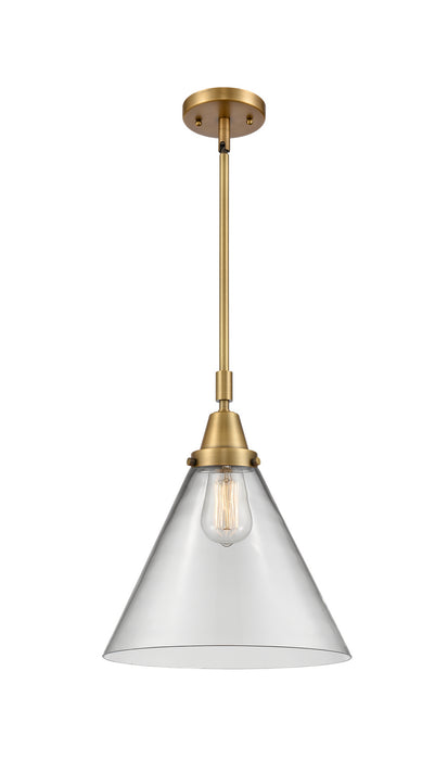 Innovations - 447-1S-BB-G42-L-LED - LED Mini Pendant - Caden - Brushed Brass