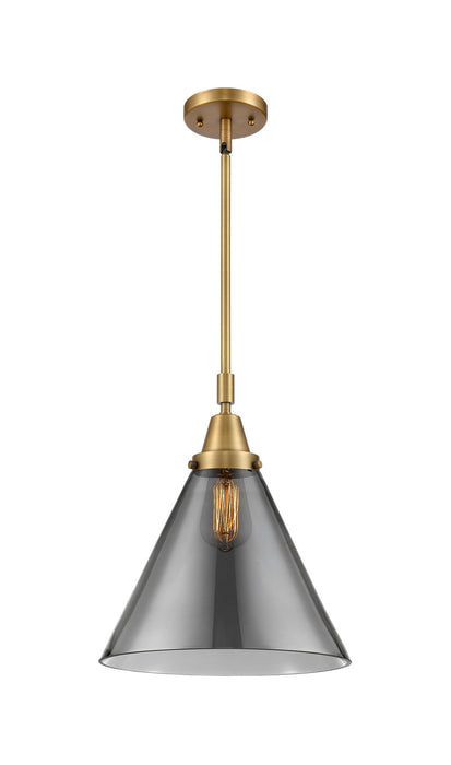 Innovations - 447-1S-BB-G43-L-LED - LED Mini Pendant - Caden - Brushed Brass
