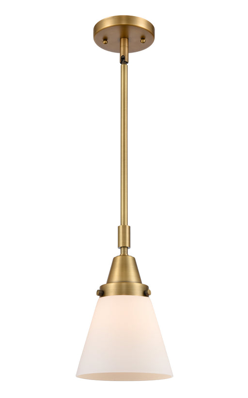 Innovations - 447-1S-BB-G61-LED - LED Mini Pendant - Caden - Brushed Brass