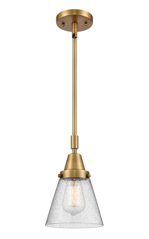 Innovations - 447-1S-BB-G64 - One Light Mini Pendant - Caden - Brushed Brass