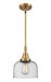 Innovations - 447-1S-BB-G74 - One Light Mini Pendant - Caden - Brushed Brass