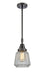 Innovations - 447-1S-BK-G142-LED - LED Mini Pendant - Caden - Matte Black