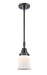 Innovations - 447-1S-BK-G181S-LED - LED Mini Pendant - Caden - Matte Black