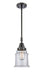 Innovations - 447-1S-BK-G182 - One Light Mini Pendant - Caden - Matte Black