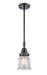 Innovations - 447-1S-BK-G182S - One Light Mini Pendant - Caden - Matte Black