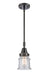 Innovations - 447-1S-BK-G184S-LED - LED Mini Pendant - Caden - Matte Black