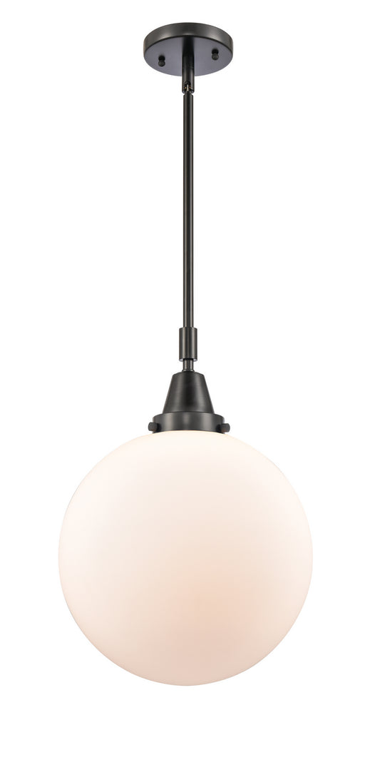 Innovations - 447-1S-BK-G201-12 - One Light Mini Pendant - Caden - Matte Black