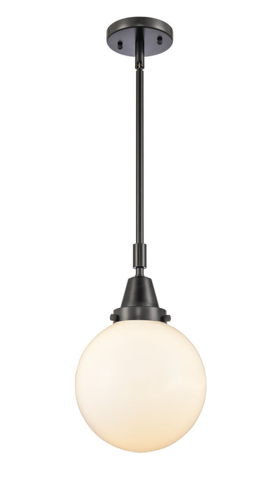 Innovations - 447-1S-BK-G201-8 - One Light Mini Pendant - Caden - Matte Black