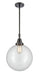 Innovations - 447-1S-BK-G202-12-LED - LED Mini Pendant - Caden - Matte Black