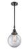 Innovations - 447-1S-BK-G202-8 - One Light Mini Pendant - Caden - Matte Black