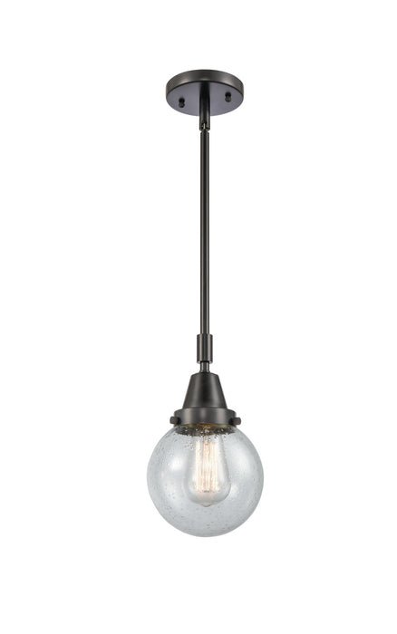 Innovations - 447-1S-BK-G204-6-LED - LED Mini Pendant - Caden - Matte Black