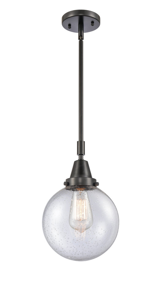 Innovations - 447-1S-BK-G204-8 - One Light Mini Pendant - Caden - Matte Black