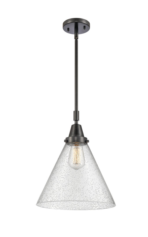 Innovations - 447-1S-BK-G44-L - One Light Mini Pendant - Caden - Matte Black