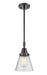 Innovations - 447-1S-BK-G64 - One Light Mini Pendant - Caden - Matte Black