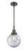 Innovations - 447-1S-OB-G202-8 - One Light Mini Pendant - Caden - Oil Rubbed Bronze