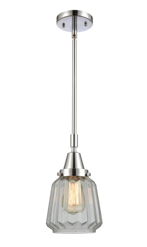 Innovations - 447-1S-PC-G142 - One Light Mini Pendant - Caden - Polished Chrome