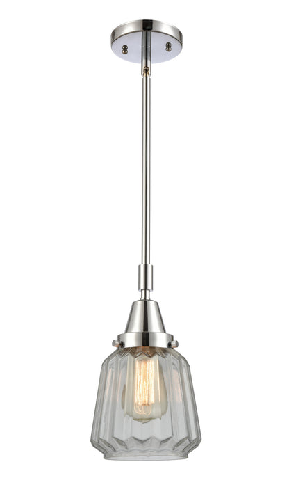 Innovations - 447-1S-PC-G142-LED - LED Mini Pendant - Caden - Polished Chrome