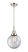 Innovations - 447-1S-PN-G202-8-LED - LED Mini Pendant - Caden - Polished Nickel