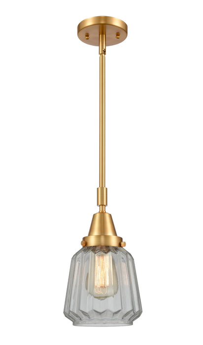 Innovations - 447-1S-SG-G142 - One Light Mini Pendant - Caden - Satin Gold