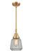 Innovations - 447-1S-SG-G142 - One Light Mini Pendant - Caden - Satin Gold