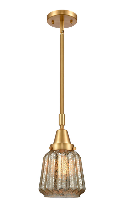 Innovations - 447-1S-SG-G146 - One Light Mini Pendant - Caden - Satin Gold