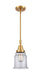 Innovations - 447-1S-SG-G182 - One Light Mini Pendant - Caden - Satin Gold