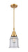 Innovations - 447-1S-SG-G184 - One Light Mini Pendant - Caden - Satin Gold