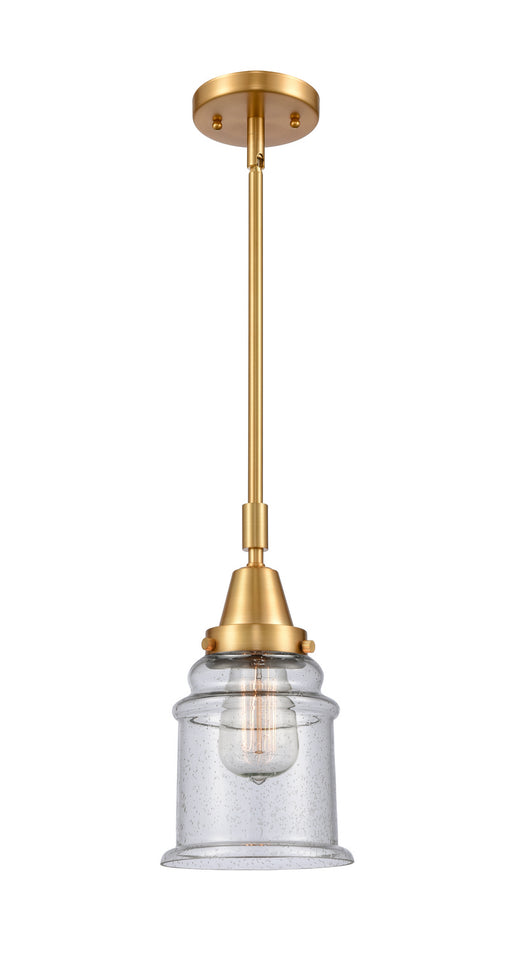 Innovations - 447-1S-SG-G184 - One Light Mini Pendant - Caden - Satin Gold