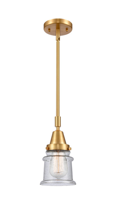 Innovations - 447-1S-SG-G184S-LED - LED Mini Pendant - Caden - Satin Gold