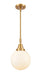 Innovations - 447-1S-SG-G201-8-LED - LED Mini Pendant - Caden - Satin Gold