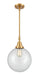 Innovations - 447-1S-SG-G202-10 - One Light Mini Pendant - Caden - Satin Gold