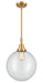 Innovations - 447-1S-SG-G202-12-LED - LED Mini Pendant - Caden - Satin Gold