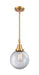 Innovations - 447-1S-SG-G202-8 - One Light Mini Pendant - Caden - Satin Gold