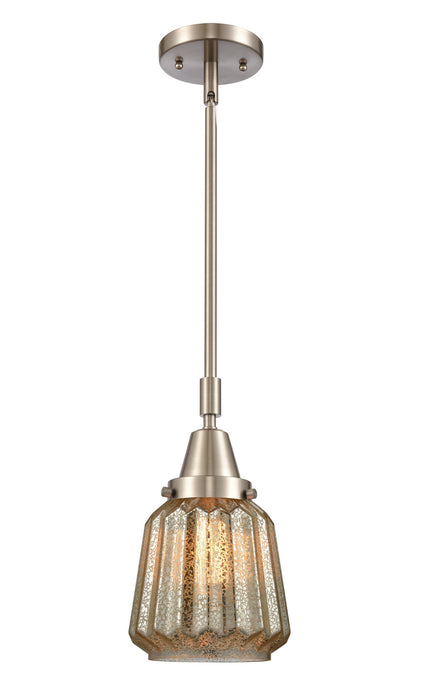 Innovations - 447-1S-SN-G146 - One Light Mini Pendant - Caden - Brushed Satin Nickel