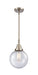 Innovations - 447-1S-SN-G204-8-LED - LED Mini Pendant - Caden - Brushed Satin Nickel