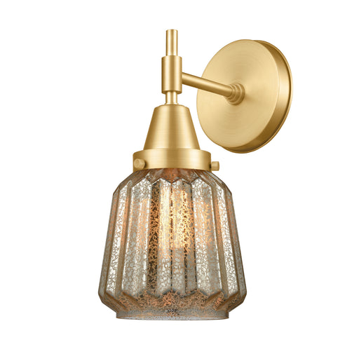 Innovations - 447-1W-SG-G146 - One Light Wall Sconce - Caden - Satin Gold