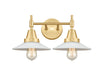 Innovations - 447-2W-SG-G1 - Two Light Bath Vanity - Caden - Satin Gold