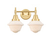 Innovations - 447-2W-SG-G531 - Two Light Bath Vanity - Caden - Satin Gold