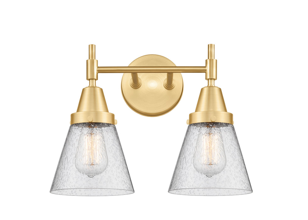 Innovations - 447-2W-SG-G64 - Two Light Bath Vanity - Caden - Satin Gold